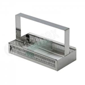 Stainless Steel Slide Staining Rack for 55 Slides